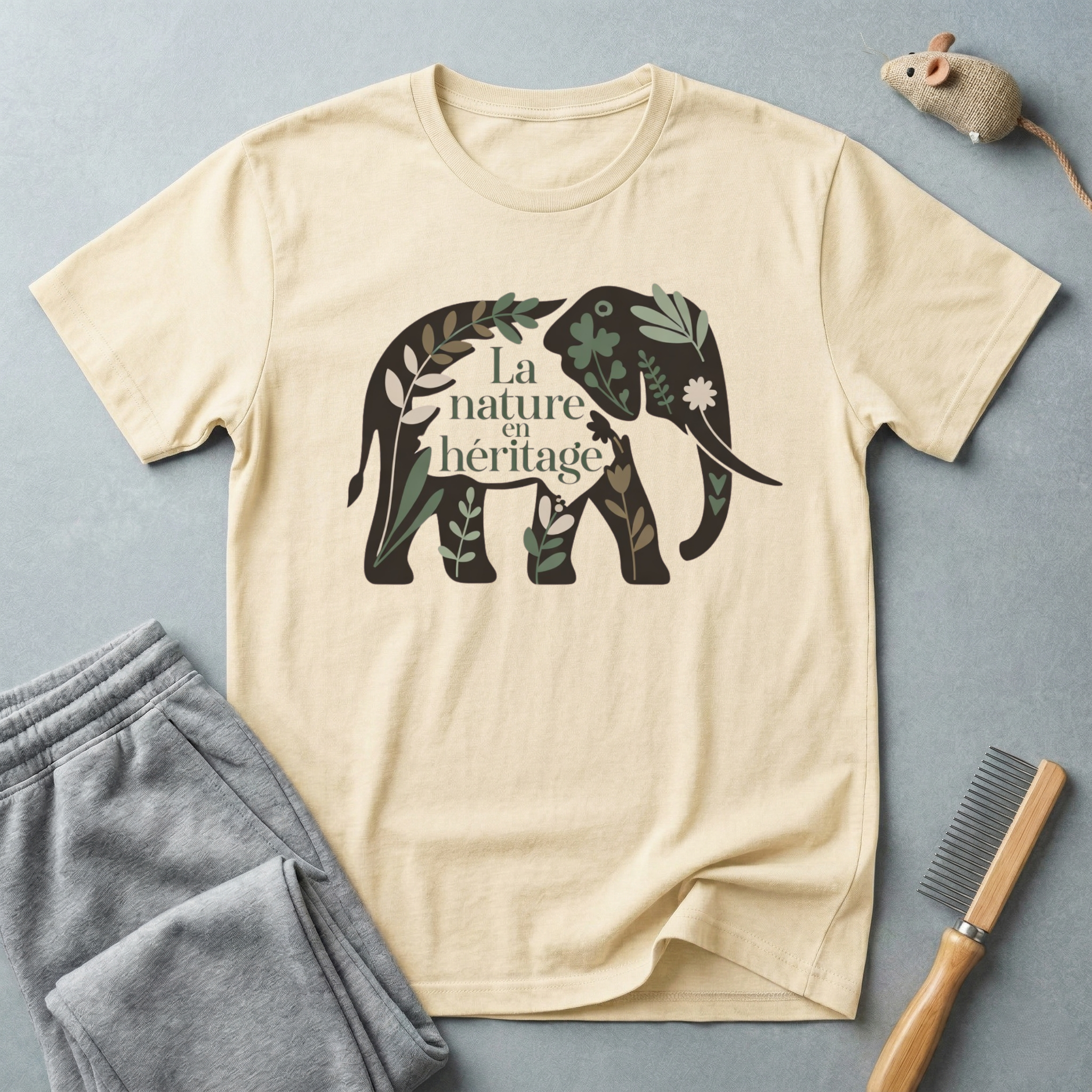 T-Shirt Éléphant "La Nature en Héritage"