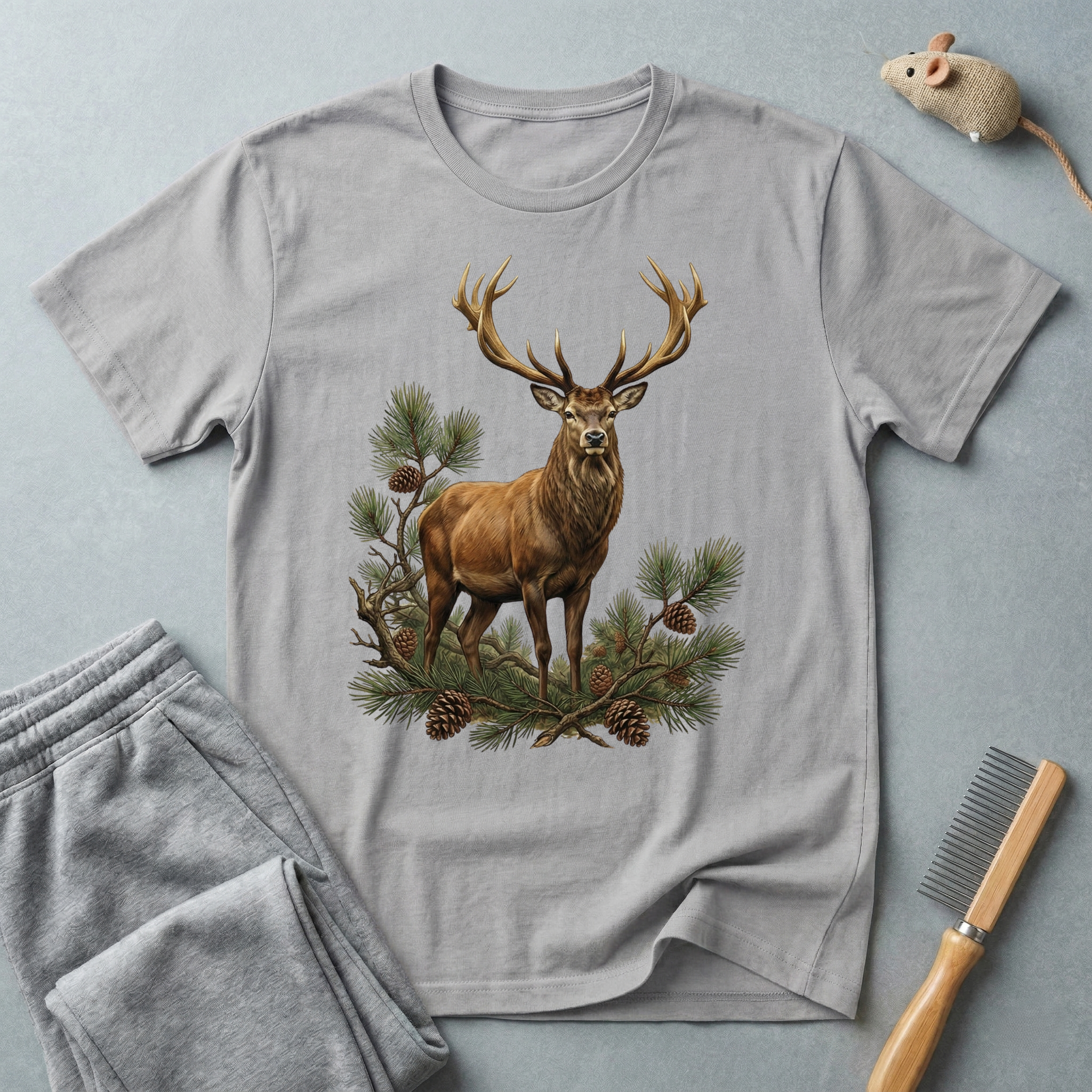 T-shirt graphique Cerf des bois