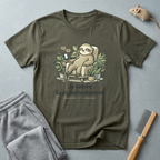T-shirt éco paresseux — «Je sauve la planète demain»