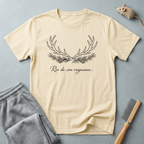 T-shirt couronne de bois de cerf — «Roi de son royaume»