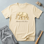 T-shirt "Mémoire de la Terre" Éléphant 🐘