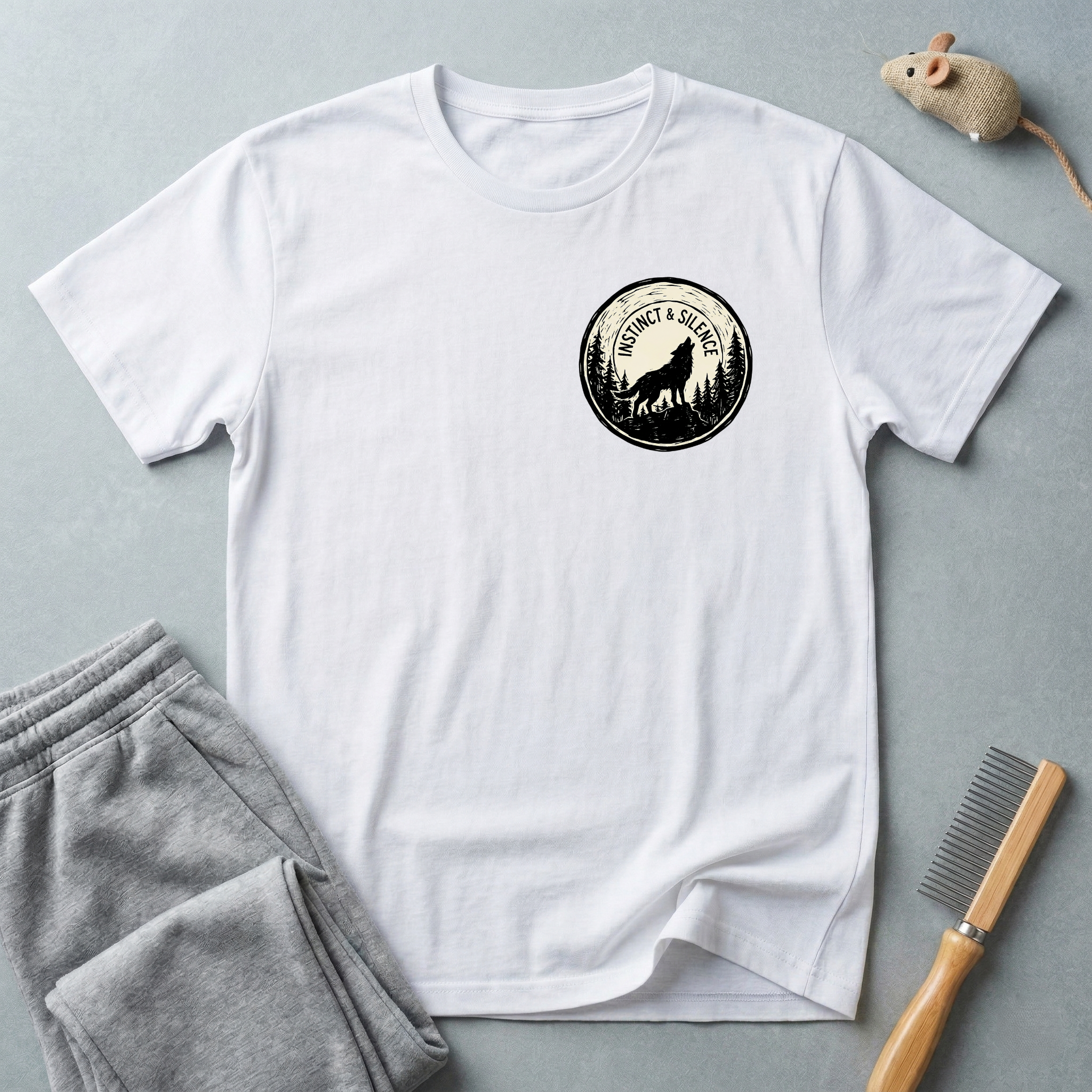 T-shirt «Blason du Loup de la Lune»