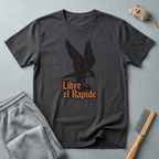 T-shirt Faucon «Libre et Rapide»