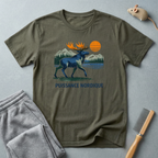 T-shirt Élan «Puissance Nordique» 🦌🌄