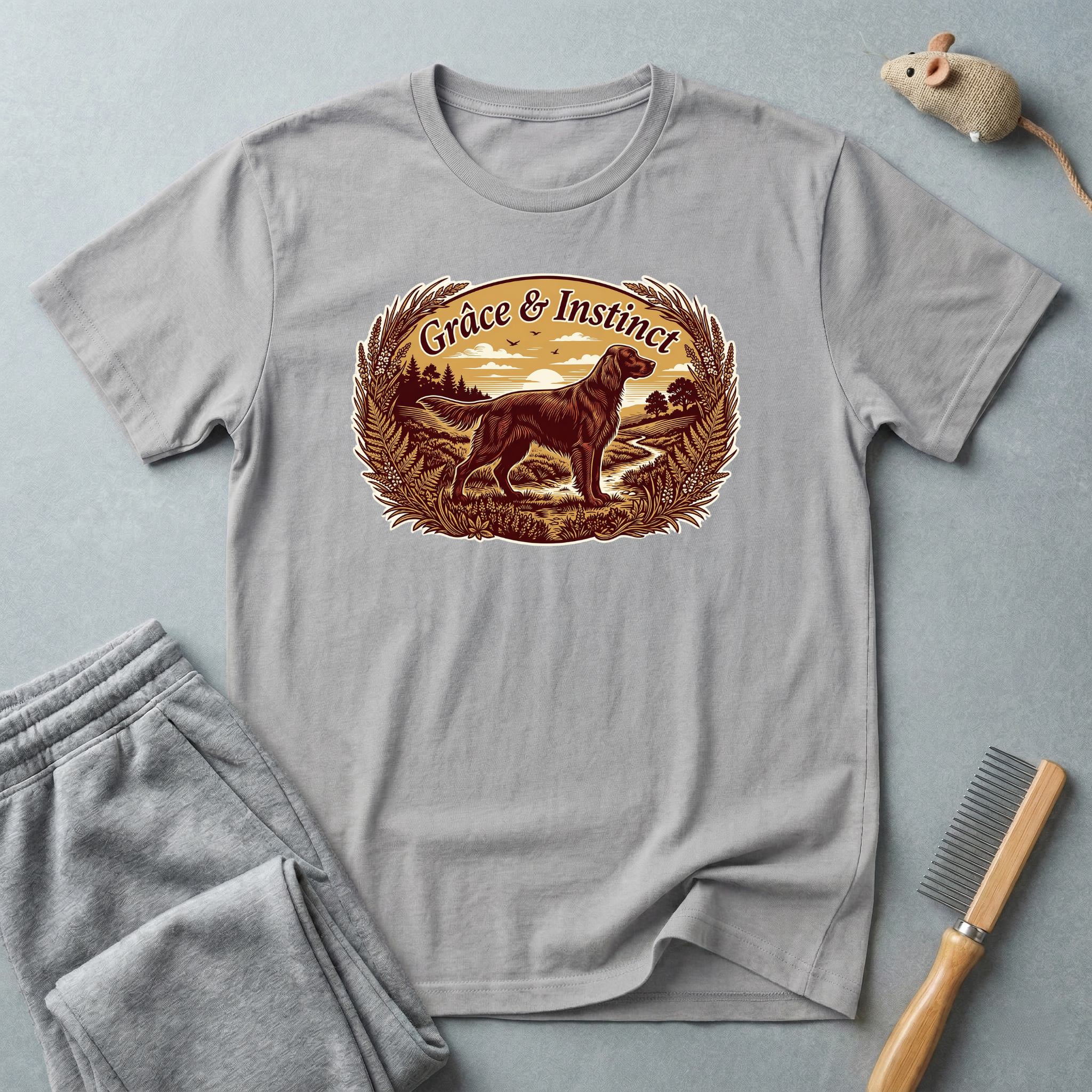 T-shirt Renard «Grâce & Instinct» — T-shirt graphique vintage de faune sauvage pour les amoureux de la nature