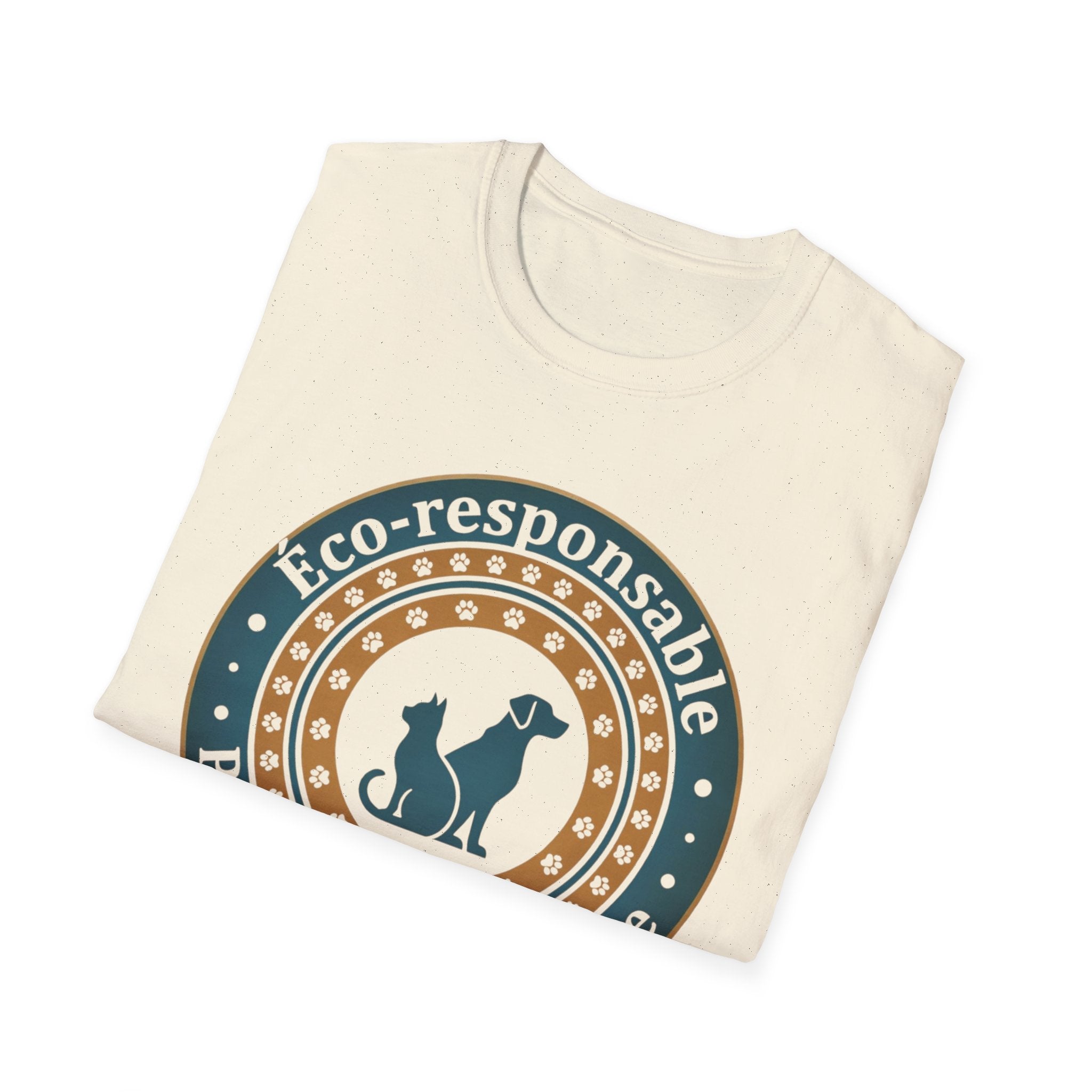 Eco-Responsible Pet T-Shirt — "Éco-responsable pour eux et la planète"