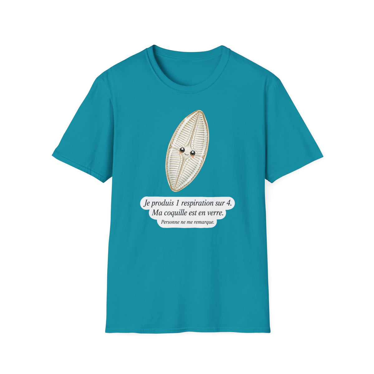 T-shirt — Adorable illustration d’une coquille en verre