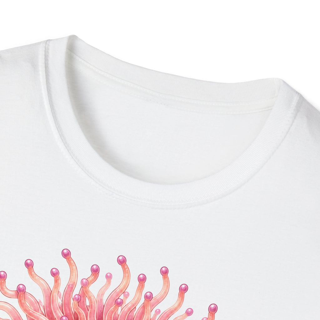 T-shirt créature mignonne Anémone de mer — « Je pique tout ce qui me touche. Sauf lui. »