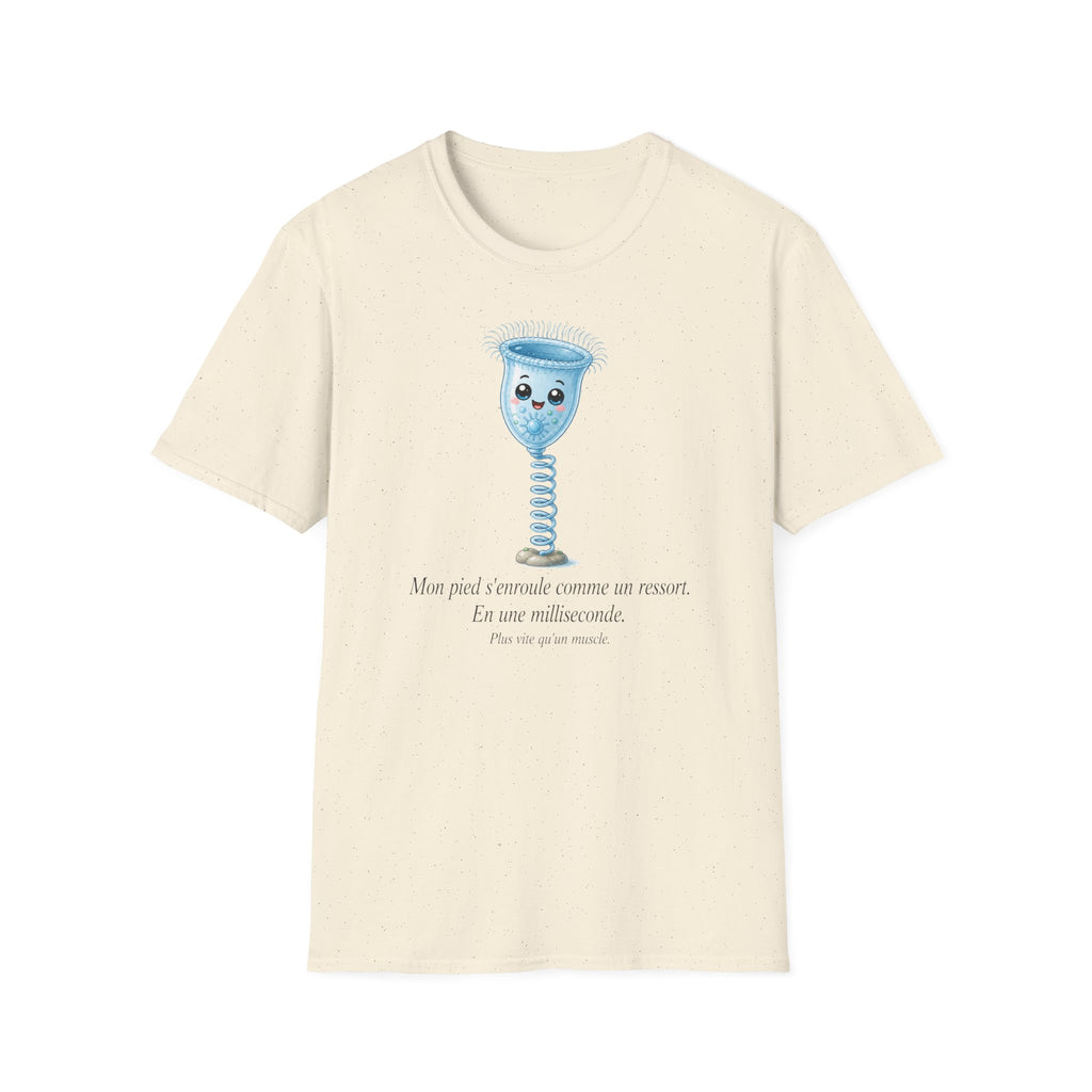 T-shirt illustré avec coupe menstruelle — Adorable t-shirt kawaii sur le thème des règles (sans tabou)