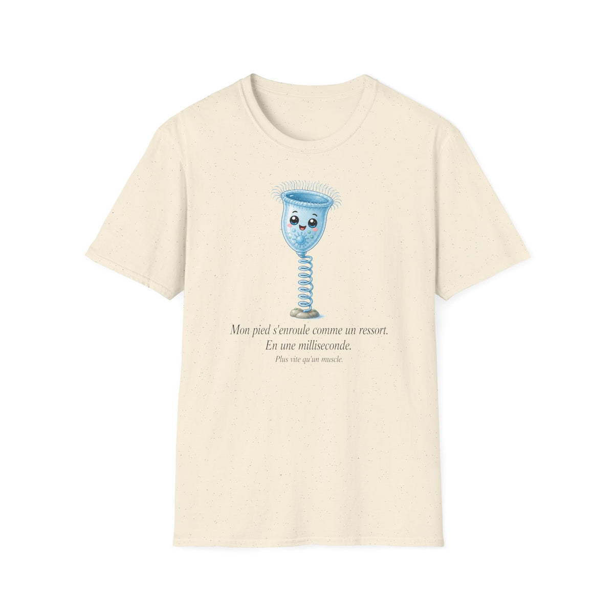 T-shirt illustré avec coupe menstruelle — Adorable t-shirt kawaii sur le thème des règles (sans tabou)