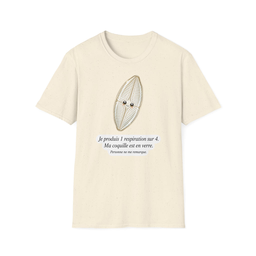 T-shirt — Adorable illustration d’une coquille en verre