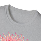 T-shirt créature mignonne Anémone de mer — « Je pique tout ce qui me touche. Sauf lui. »