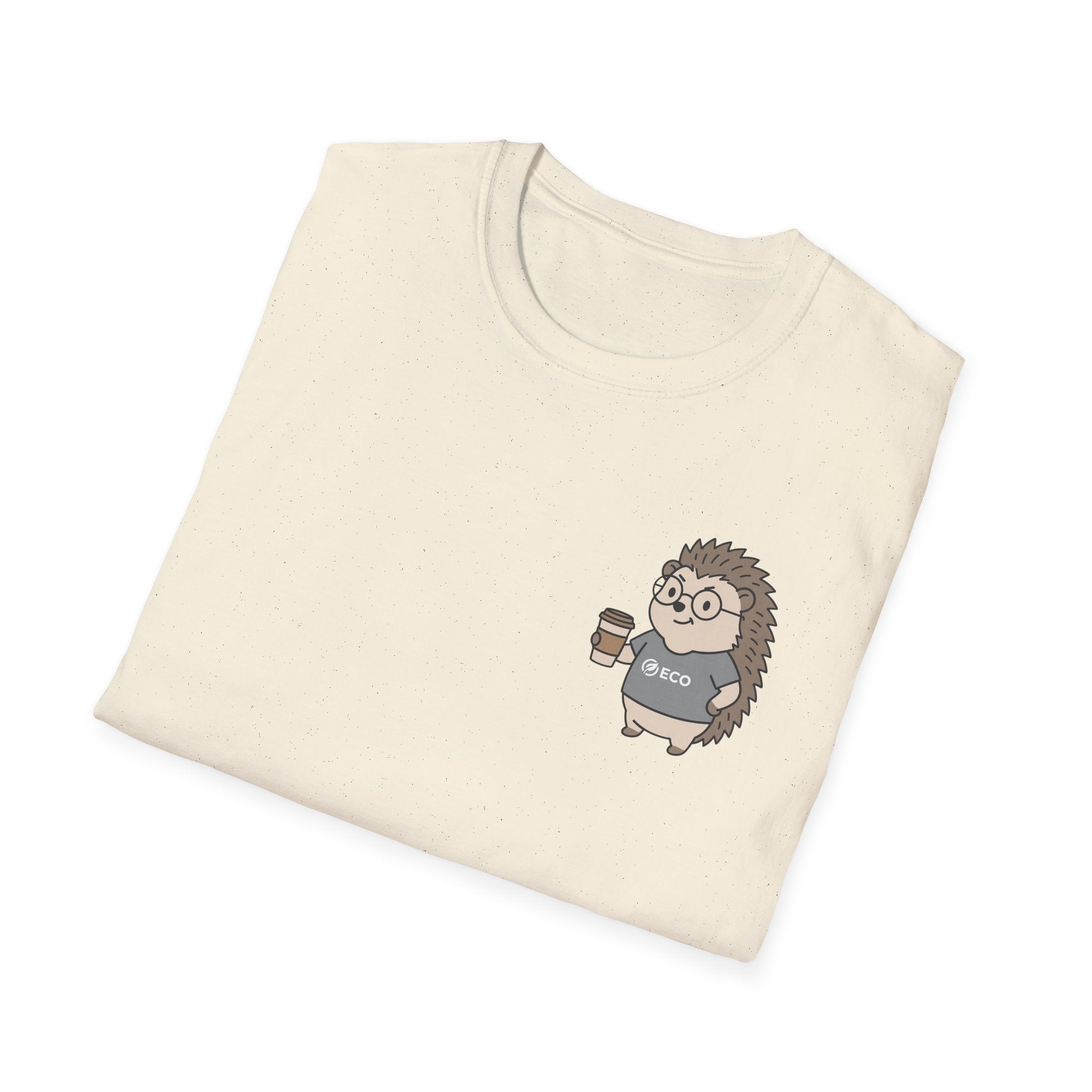 Hedgehog Coffee T-Shirt — Cute Coffee Lover Graphic Tee