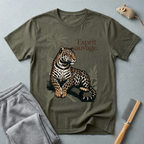 T-shirt graphique Léopard «Esprit Sauvage»
