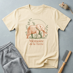 T-shirt Éléphant «Mémoire de la Terre» 🐘🌍