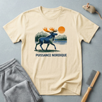 T-shirt Élan «Puissance Nordique» 🦌🌄