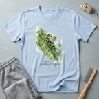 T-shirt aquarelle grenouille sur feuille — «Je suis le premier signe»