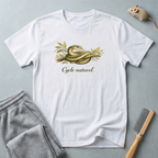 T-shirt Illustration de serpent — «Cycle naturel»