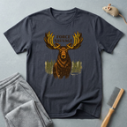 T-shirt graphique Élan — «Force Sauvage» T-shirt nature sauvage 🦌🌲