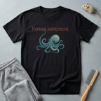 T-shirt graphique pieuvre — «Pensée autrement.»