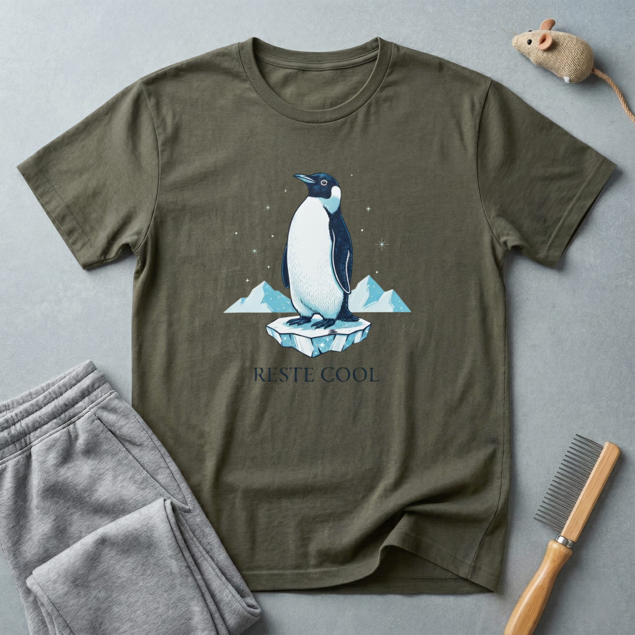 T-shirt Pingouin «Reste Cool»