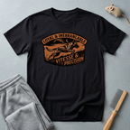 T-shirt écusson Berger allemand — «Loyal & Inébranlable / Vitesse & Précision» Blason vintage