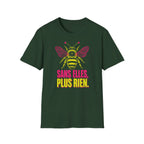 T-shirt graphique Abeille — « Sans elles, plus rien. » — T-shirt féministe en hommage aux pollinisatrices