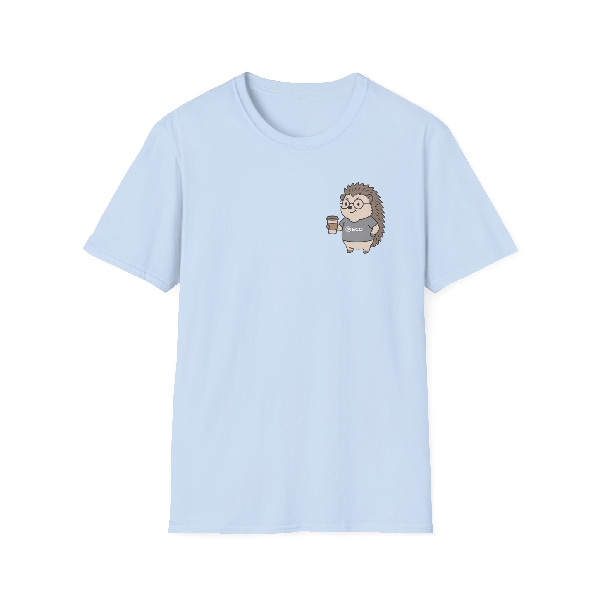 Hedgehog Coffee T-Shirt — Cute Coffee Lover Graphic Tee
