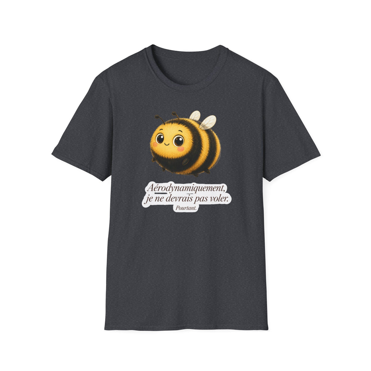 T-shirt Abeille mignonne — Adorable illustration de bourdon