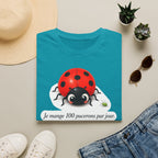 T-shirt Coccinelle — « Je mange 100 pucerons par jour »