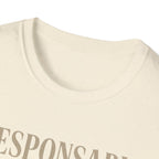 T-Shirt — "Responsable Malgré Moi" Funny French Graphic Tee
