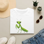 T-shirt Mante religieuse — Illustration d'une jolie mante religieuse verte