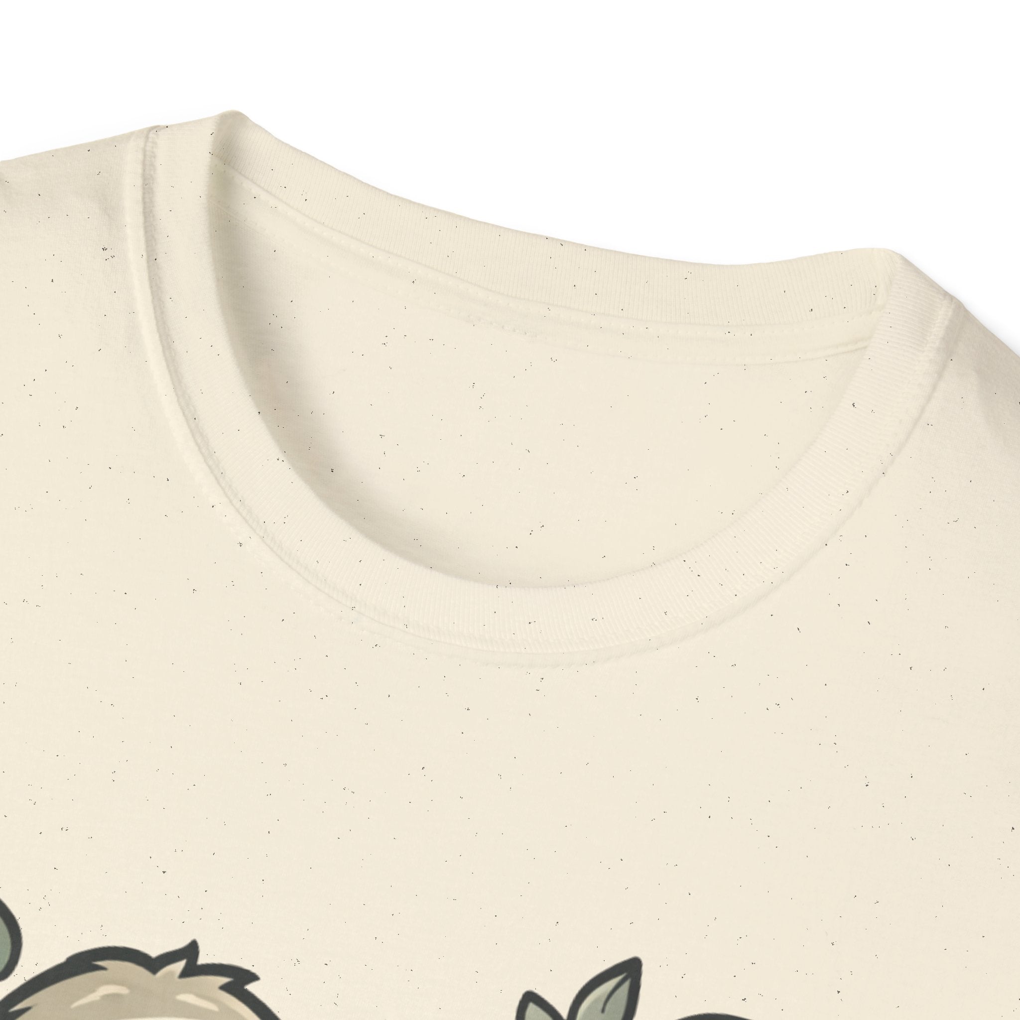 Sloth Coffee T‑Shirt — "J'essaie... lentement" Cute Relaxed French Graphic Tee