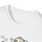 Sloth Eco T-Shirt — "Je sauve la planète demain" Cute Sustainable Vibe Tee