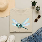T-shirt illustré avec libellule — « 95 % de précision »