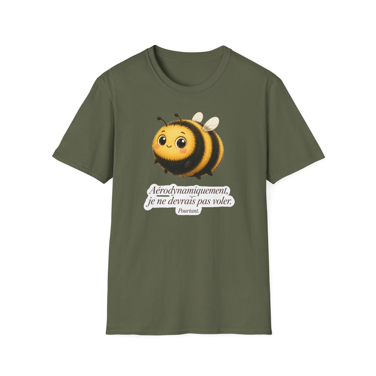 T-shirt Abeille mignonne — Adorable illustration de bourdon