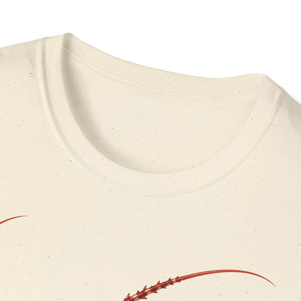 T-shirt illustré avec un homard — « Je n’ai pas peur »