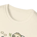 Sloth Eco T-Shirt — "Je sauve la planète demain" Cute Sustainable Vibe Tee