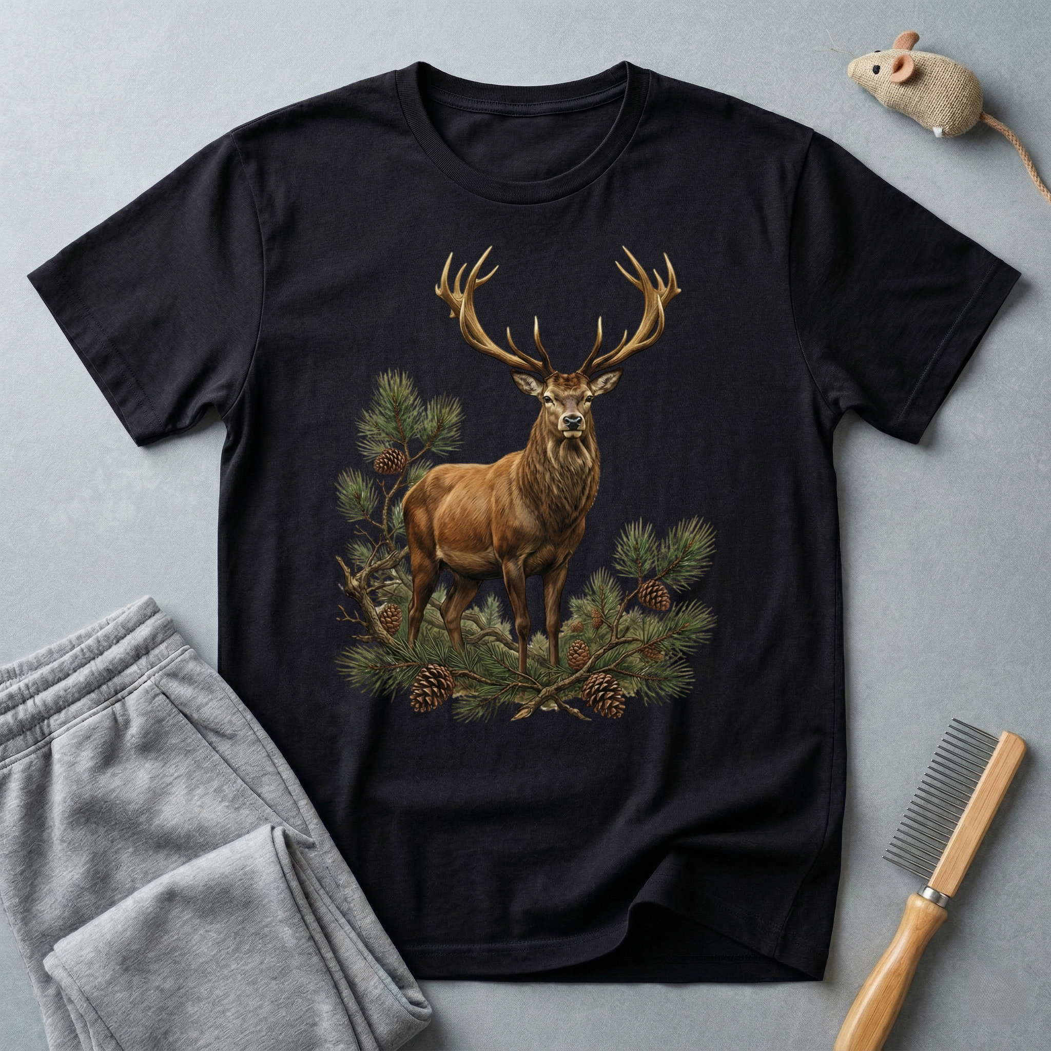 T-shirt graphique Cerf des bois
