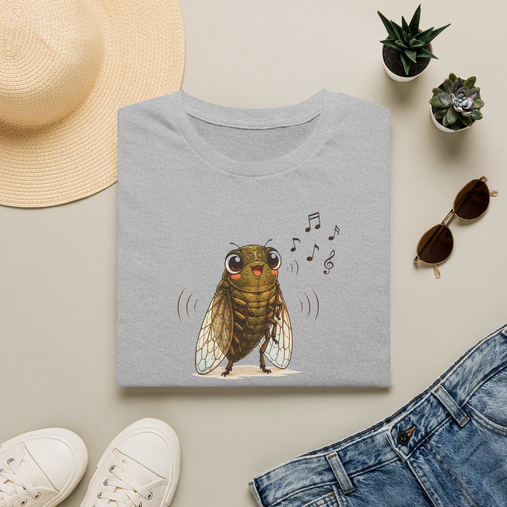 T-shirt « Chœur des cigales » — T-shirt illustré avec une adorable cigale chantante