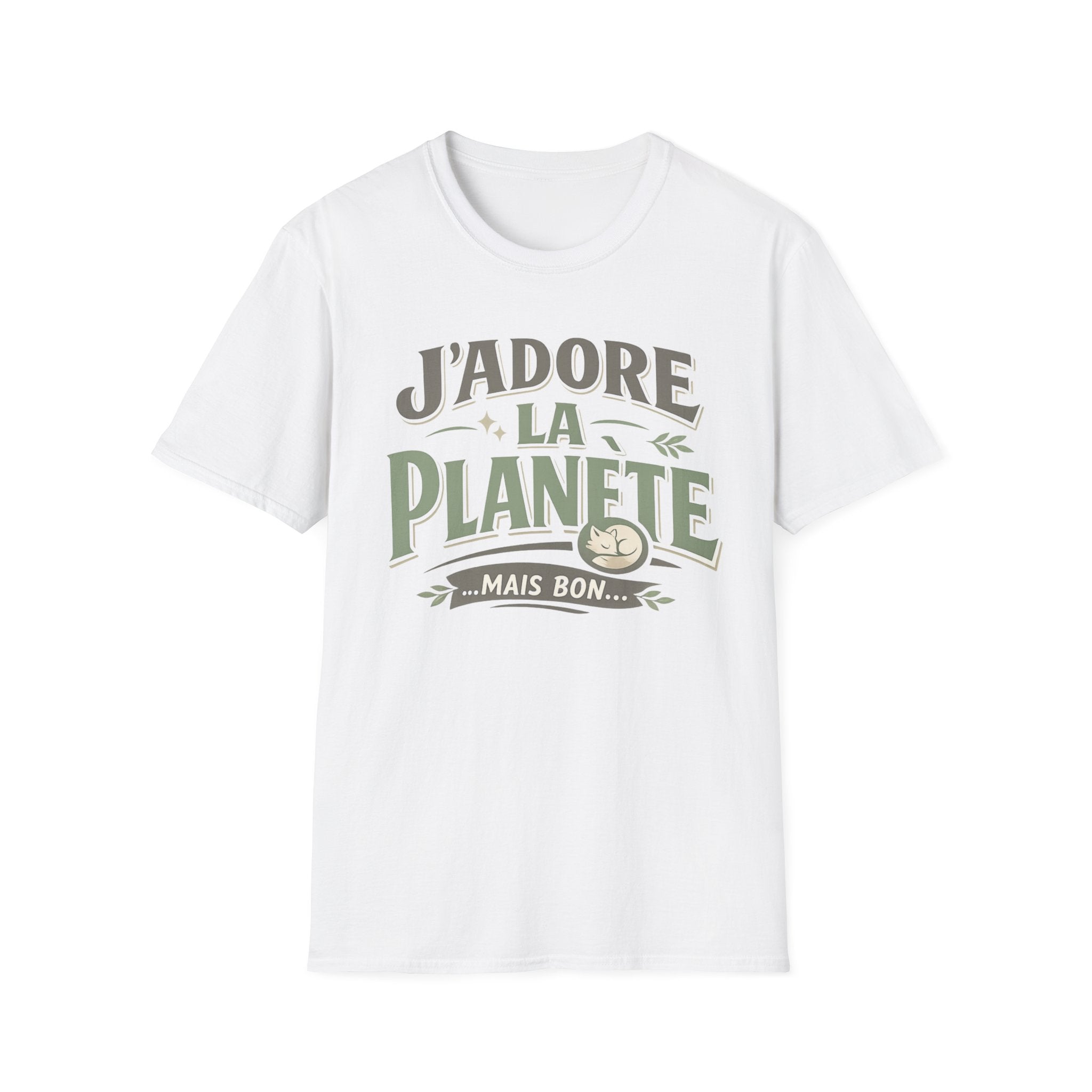 J'adore la Planète T-Shirt — French Eco-Friendly Love Tee