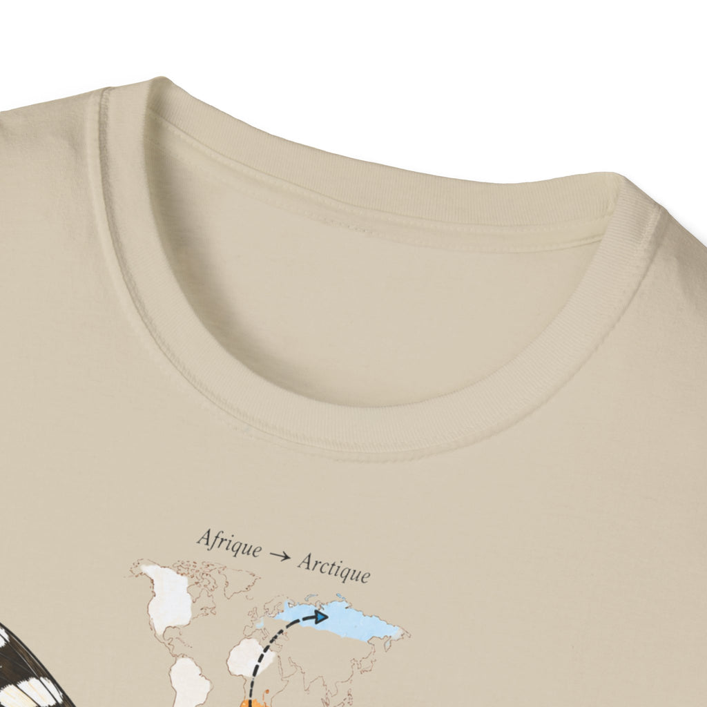 T-shirt illustré avec papillon