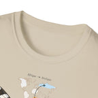T-shirt illustré avec papillon