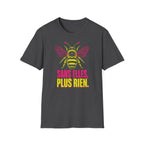 T-shirt graphique Abeille — « Sans elles, plus rien. » — T-shirt féministe en hommage aux pollinisatrices