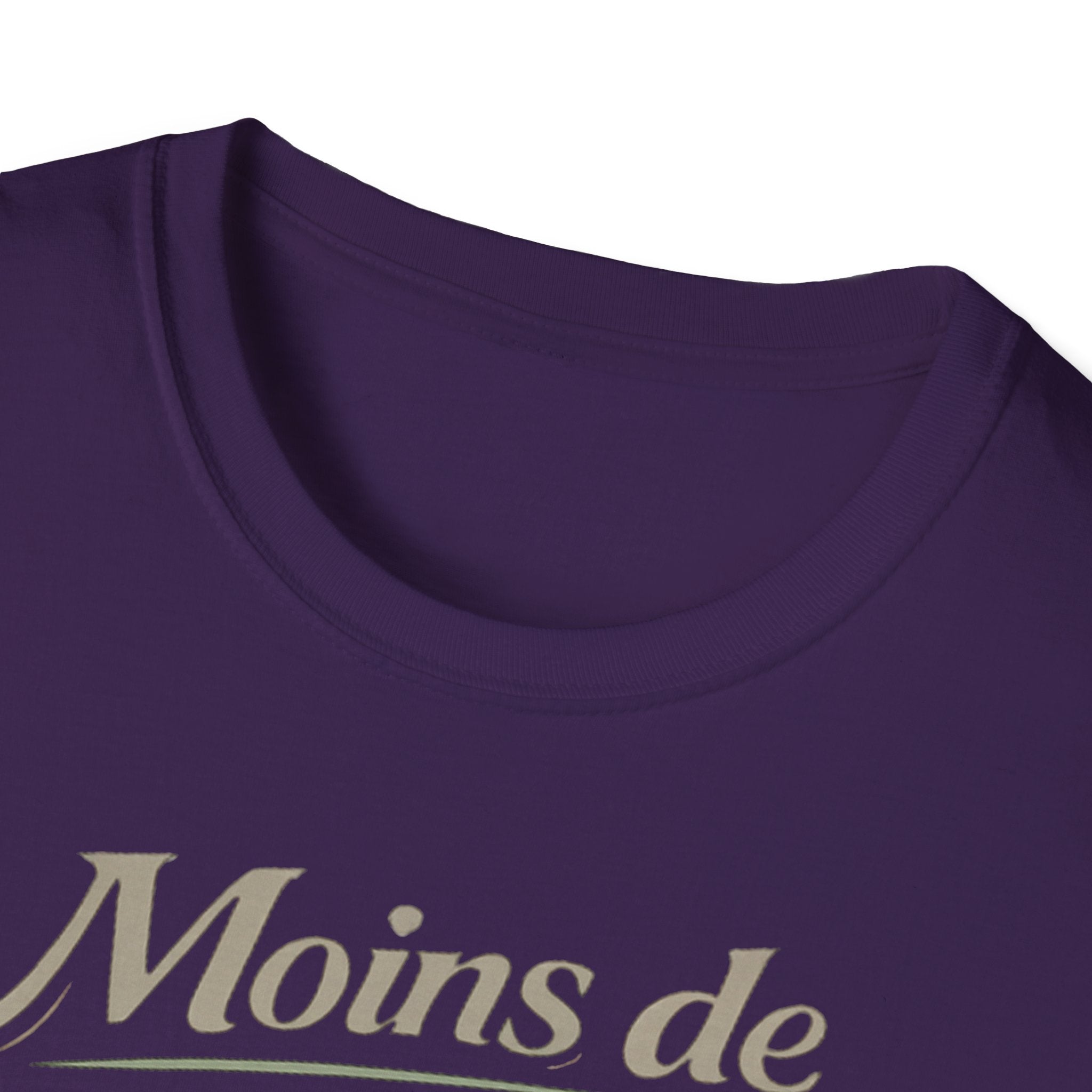 T-Shirt — "Moins de Blabla, Plus de Compassion" French Typography Tee