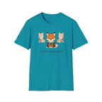 T-shirt Renards lecteurs — Adorables renards dessinés « Reconnecteur certifié »