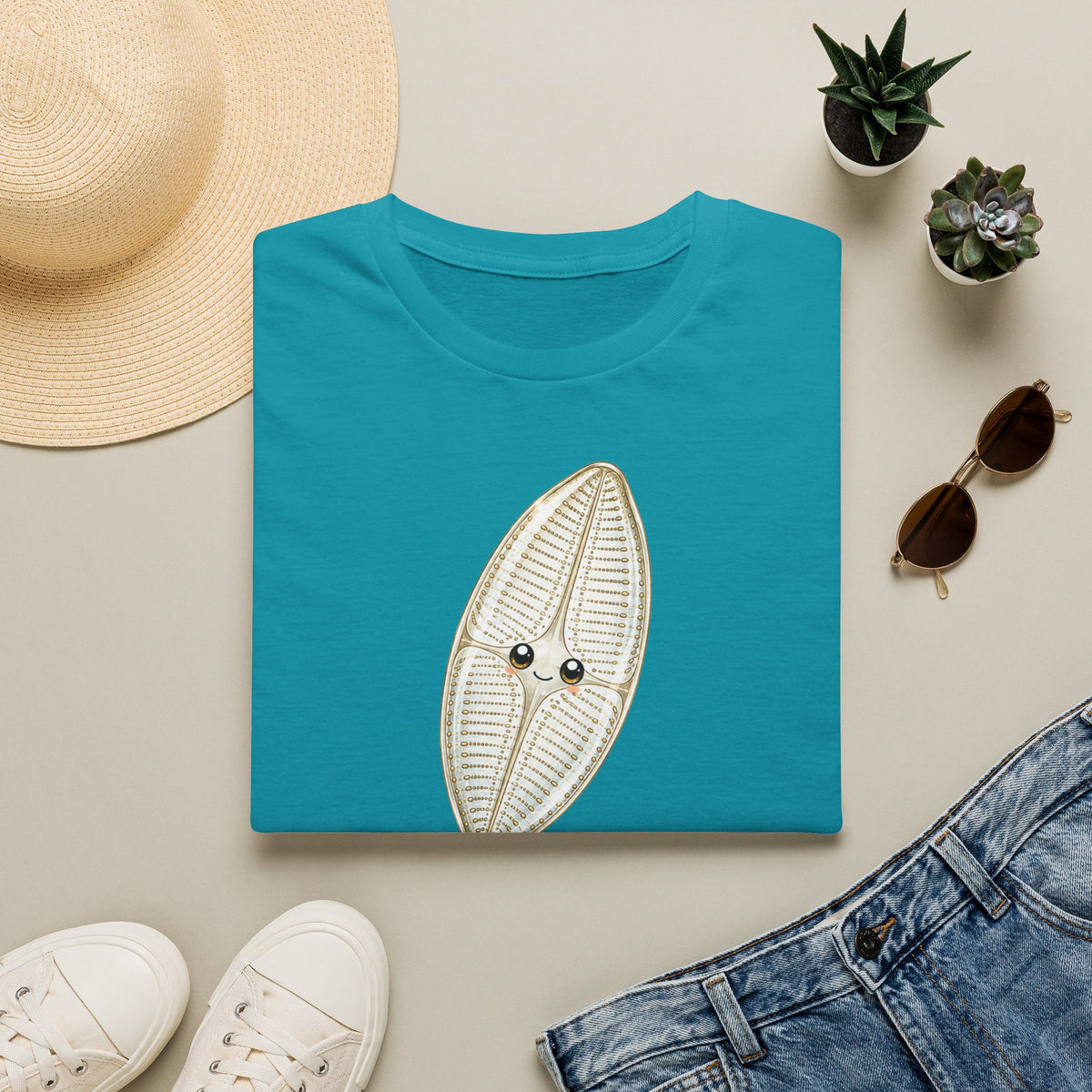 T-shirt — Adorable illustration d’une coquille en verre