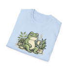 Frog Composting T-Shirt – "J'essaie de composter mes problèmes" French Eco Humor Tee