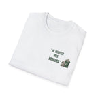 T-Shirt — "I recycle my mistakes" Graphic Tee with Recycling Camera Art