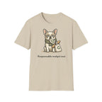 T-Shirt — Cute French Bulldog Graphic “Responsable malgré moi”